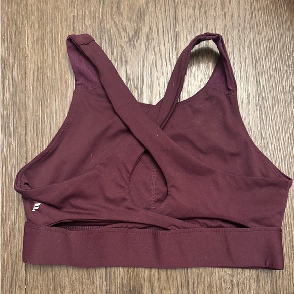 Fabletics size small Burgundy Sports Bra - Picture 2 of 2